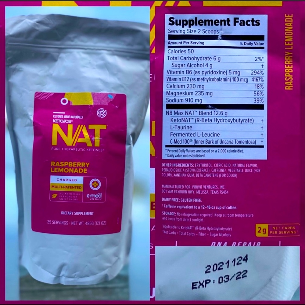 Prüvit NAT Raspberry Lemonade